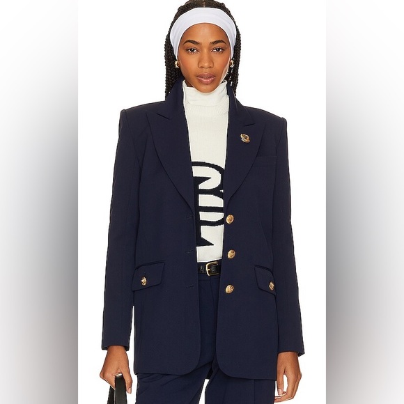Beverly Hills x revolve Navy Blue Blazer with trousers - Picture 2 of 8